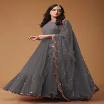 designer anarkali gown