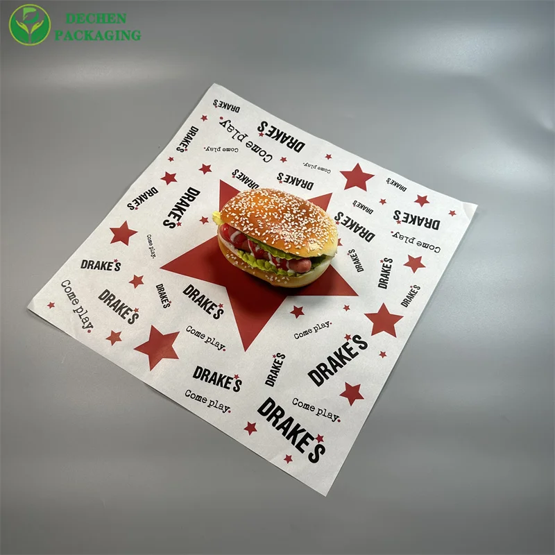 Polymer Sheet Single PE Coated Wax Paper For Food Hot Dog Wrappers