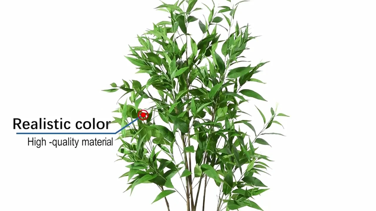 Artificial Plants Tree Home Decor Bonsai Tree Plastic Plants Pots Garden Landscaping Modern Fake