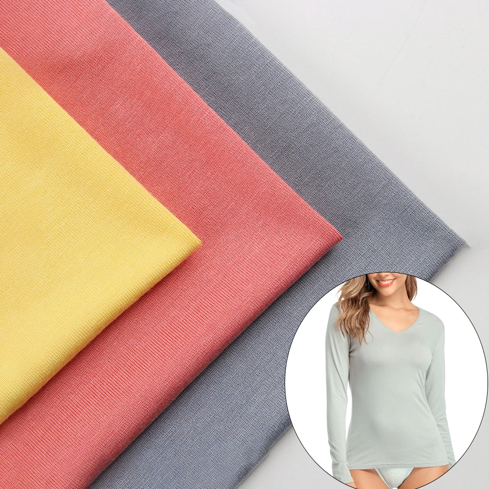 Wholesale 40s 180gsm Lenzing 47 Tencel 48 Modal 5 Spandex Blend