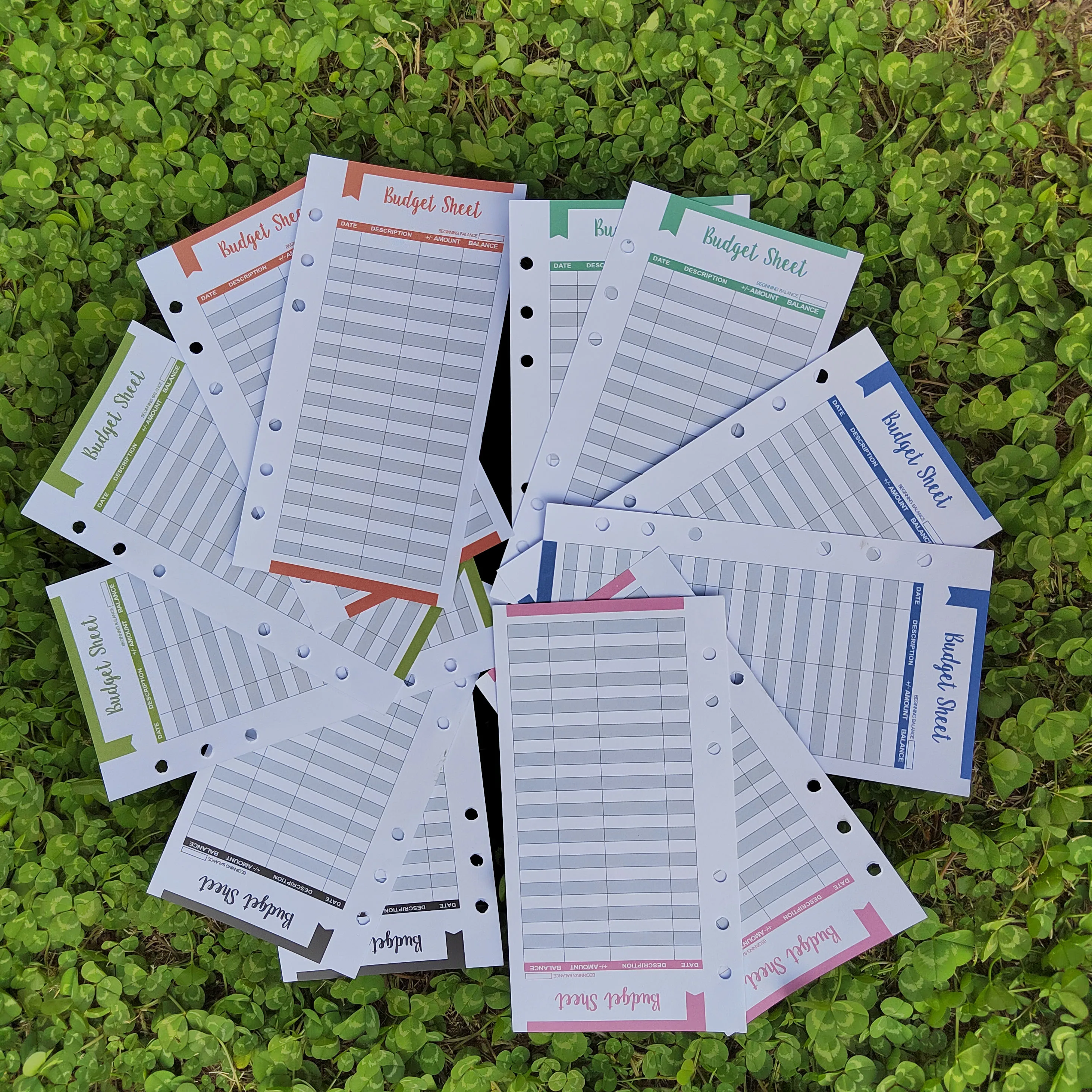 Marble Binder Clip Organizer Loose Leaf Pu Leather Notebook A5 A6