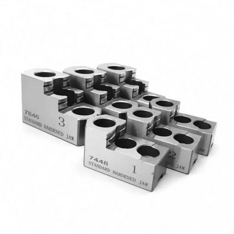 TEBAK 3 Jaw Chuck 3 Steps Jaw 5/6/8/10/12/15 Inch Hard Jaw for  Hydraulic Machine Chuck Parts Oil Pressure Standard
