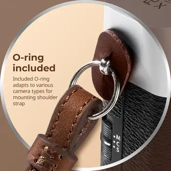 For SMALLRIG Universal Adjustable Leather Camera Neck Shoulder Strap 100 110cm (39 43in) Max Load 10kg (22lb) for DSLR product image
