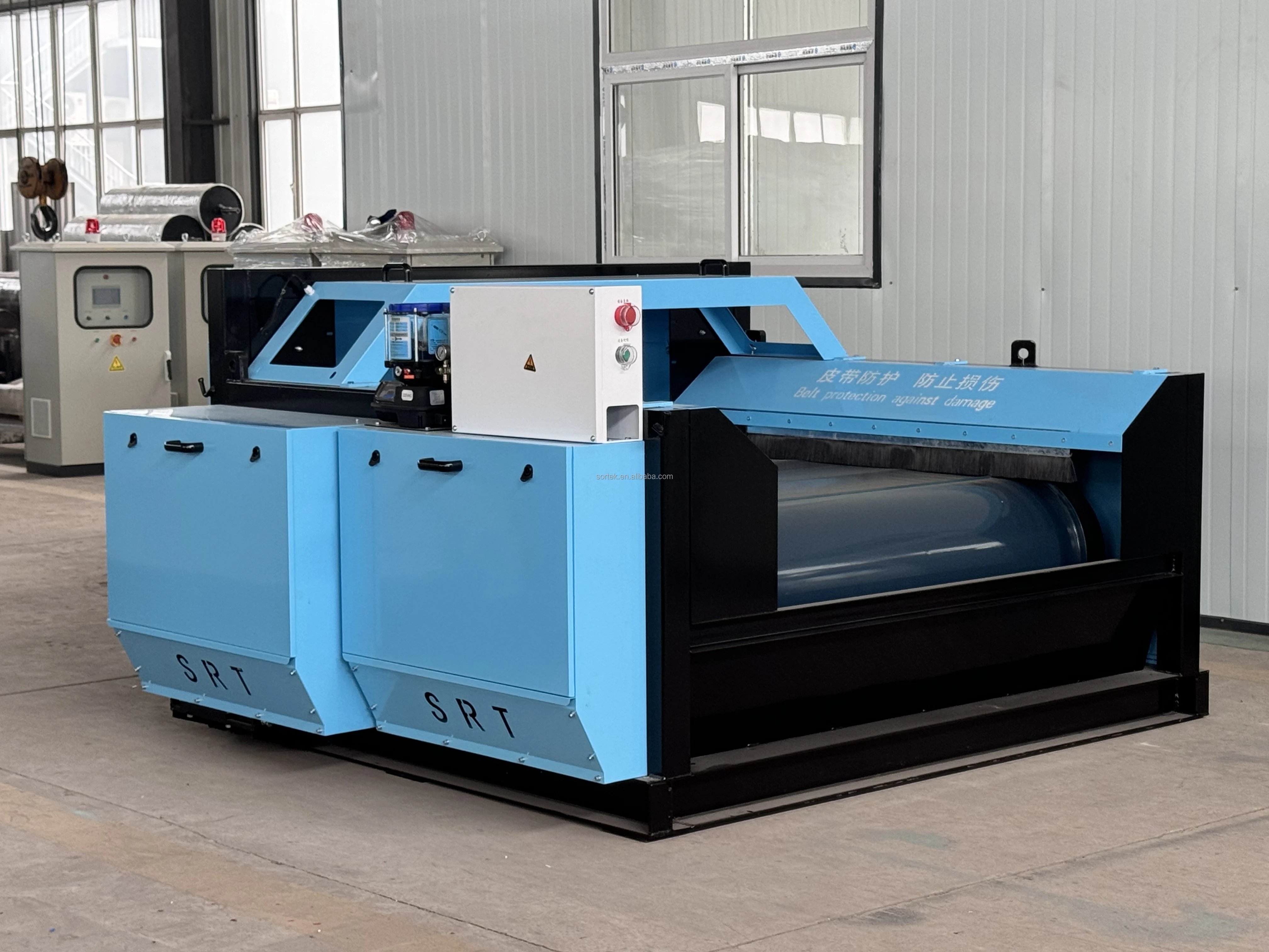 SorTek Eddy Current Separator Aluminum Recycling Core Pump Motor PLC ...