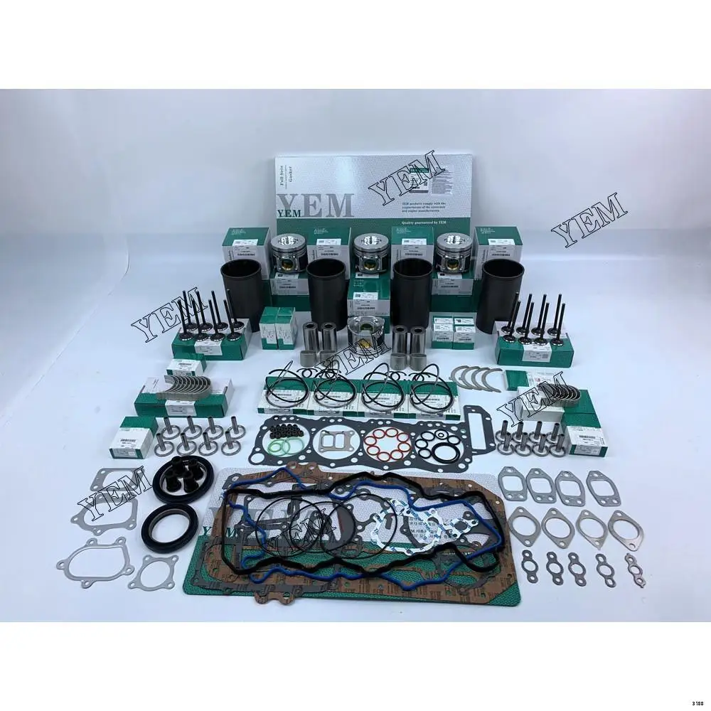 Factory Quality OEM J05E Engine Rebuilding Kit With Cylinder Gaskets Piston Rings Liner Bearing Valves for Hino
