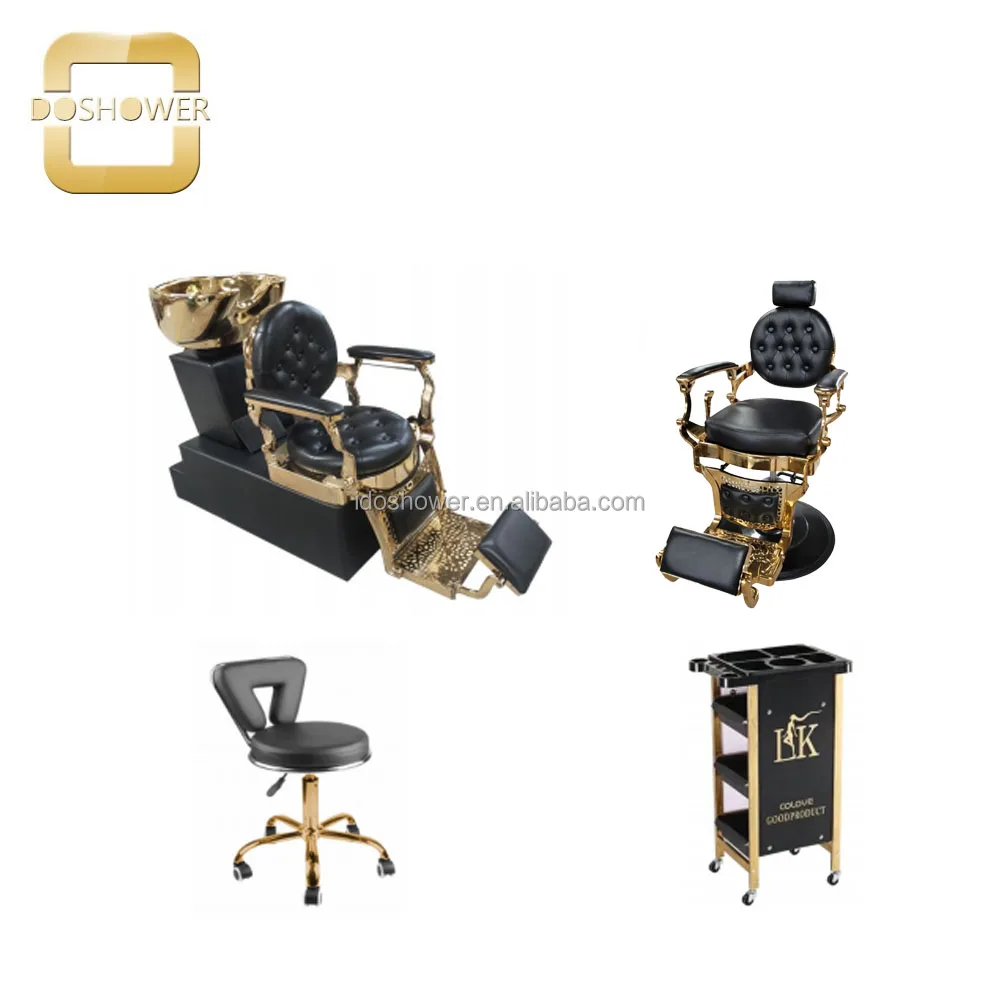 Used Vintage Barber Chairs For Sale With Customized Electric Barber