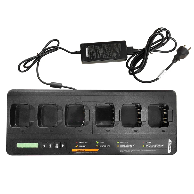 Six Way Two Way Radio Walkie Talkie  PMPN4296 Battery Multi Channel Port Charger