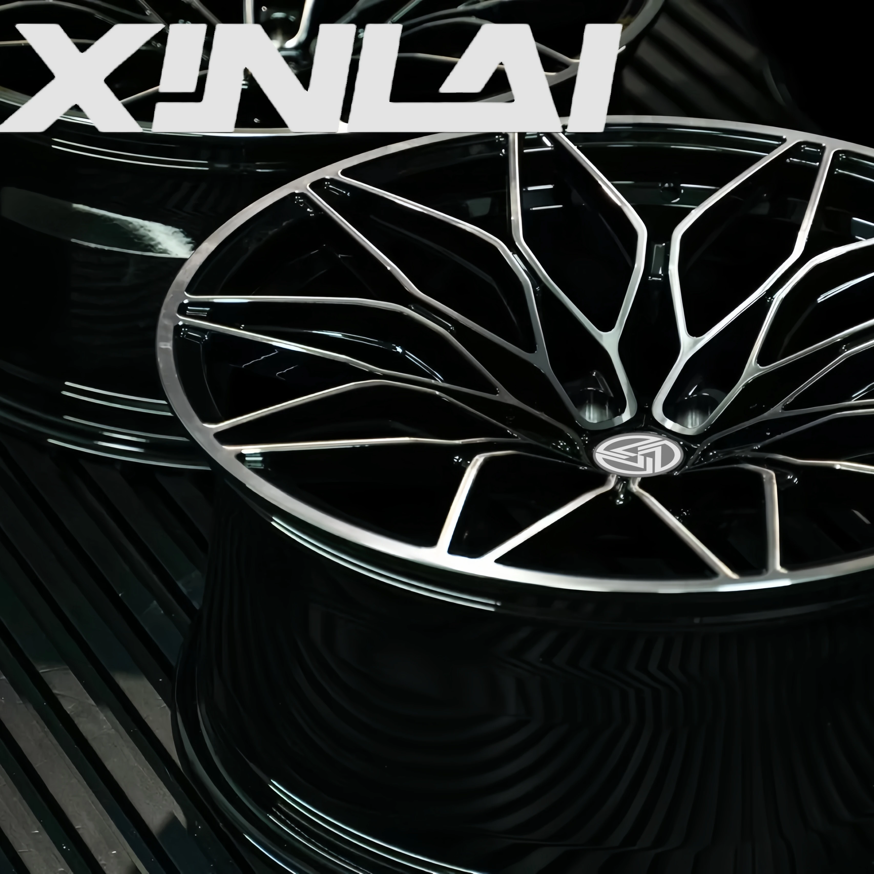 XINL Forged Wheel Custom Deep Lip Design Alloy Wheels 18 Inch 1 Piece Wheel for Racing Car Rims Gloss Black - Image 3
