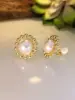White, imitation pearls