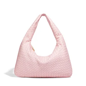 New Style Woven Large Capacity Single Shoulder Handbag Underarm Women's Bag Hand-woven