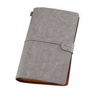 76 Sheets Mini Notebook with Pocket Travel Notebook PU Leather Journal Custom Jouranls 2026 Diary for Office Agenda Planner
