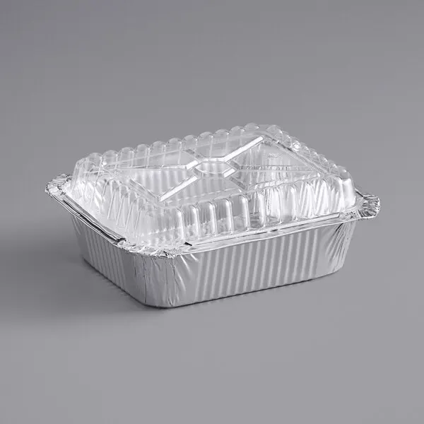 Food Grade Disposable Tin Foil Baking Pan/Trays with Lids Barbecue