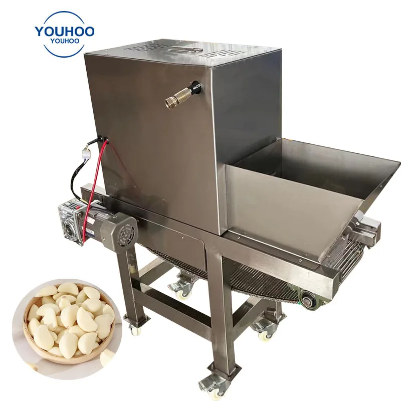Chain Garlic Peeling Machine Onion Peeling Sliced Machine Onion Skin air Suction Machine Onion Skinner
