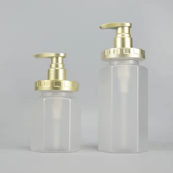 Hot Sell Empty Skincare Packaging 300ml 500ML PET Plastic Shower Gel Shampoo Body Wash Lotion Bottle