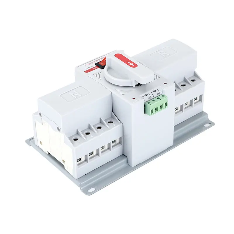 SFQ3D-3P 400V 63A 3P ATS Dual Power ATS Single Phase Automatic Transfer ...