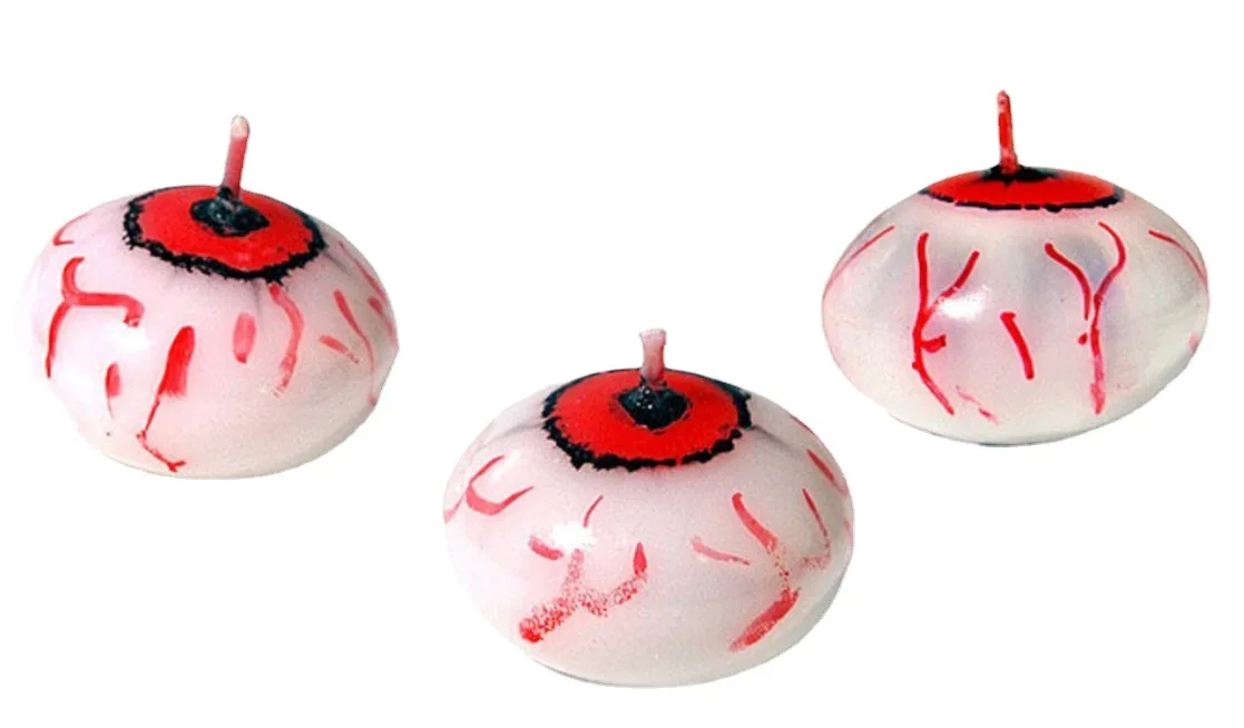 Halloween Party Decoration Eyeball Floating Candle In Water Scared