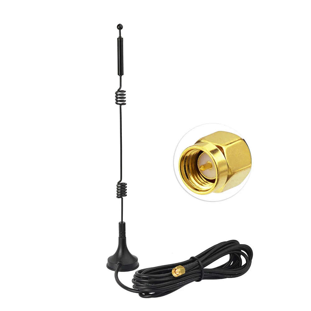 Antenna 2.4GHz 5dbi cable RP-TNC male Magnetic base Wireless WLAN Signal Booster 