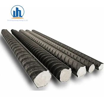 High quality carbon steel hot-rolled steel bars HRB400 HRB500 high-strength steel rebar construction materials