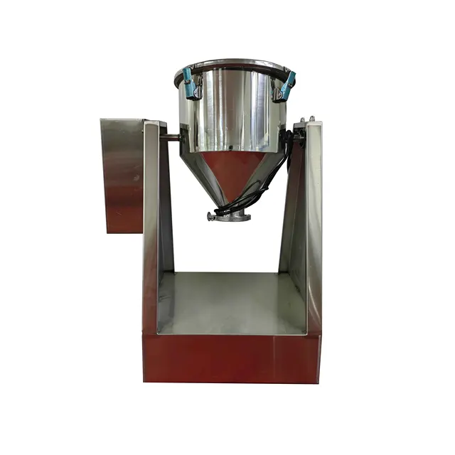 D10S lab use dry powder drum mixer Cheap and high quality laboratory mixer machine chemical powder SUS304