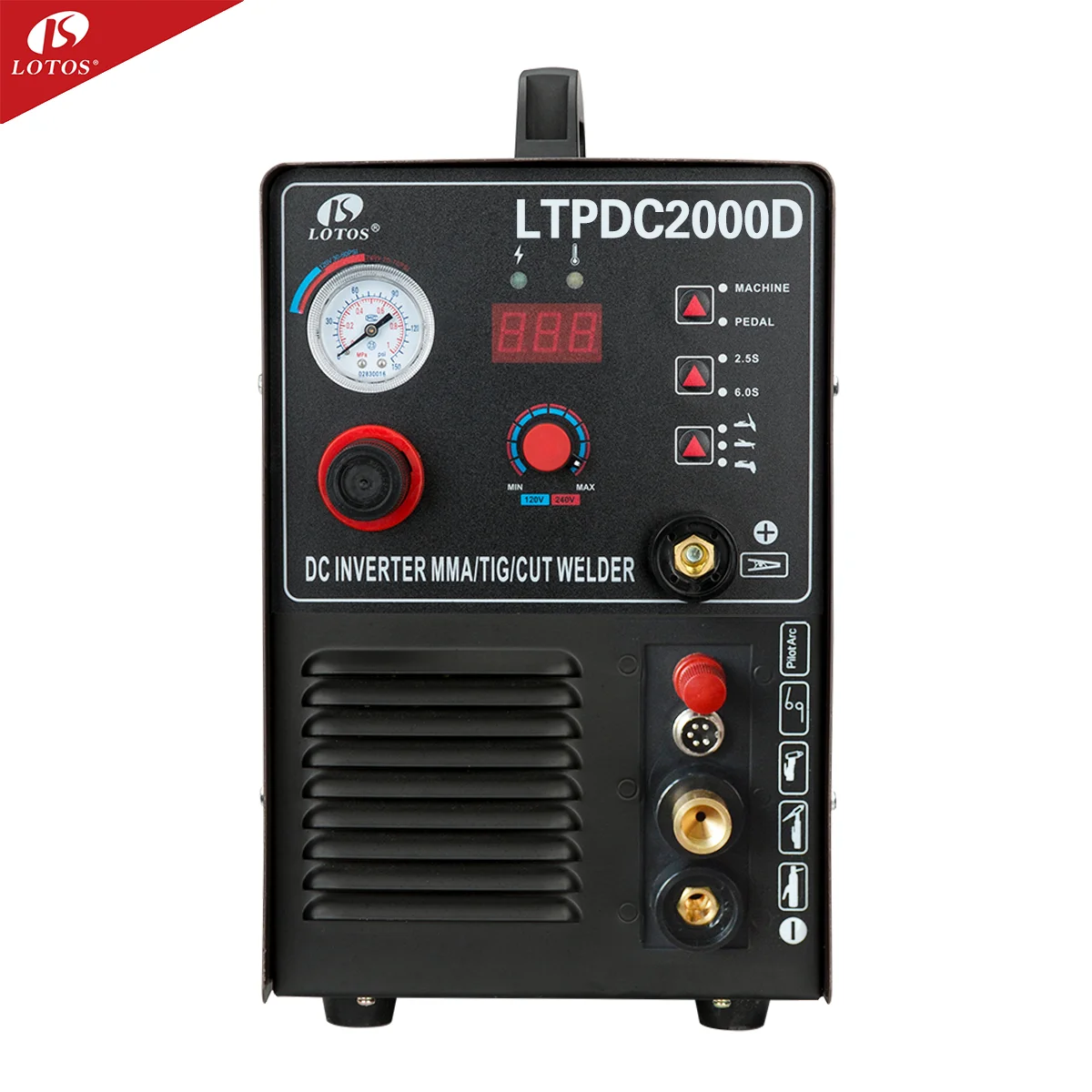 Lotos LTPDC2000D MMA TIG CUT 3 в 1 IGBT инвертор MIG дуговая сварка аргон сварщик kaynak makinas