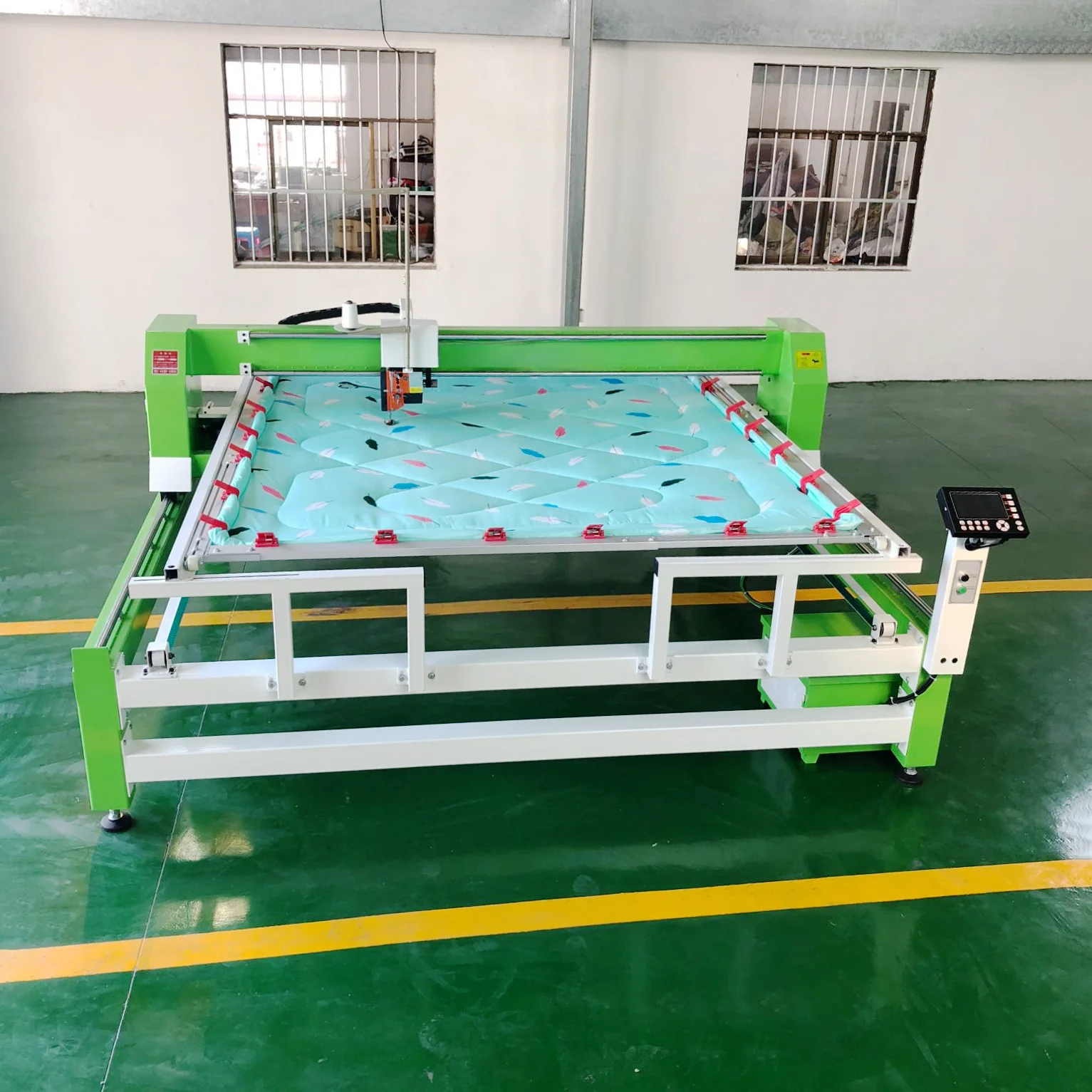Computerized Quilting Machine Industrial Quilt Sewing CNC Single Needle Mattress Fabric Carpet Bedcover Embroidery Machine