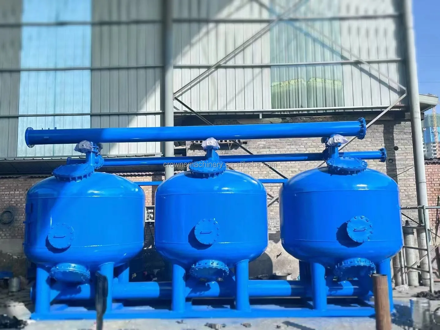 Automatic Backwashing Sand Filter For Industrial Wastewater Treatment