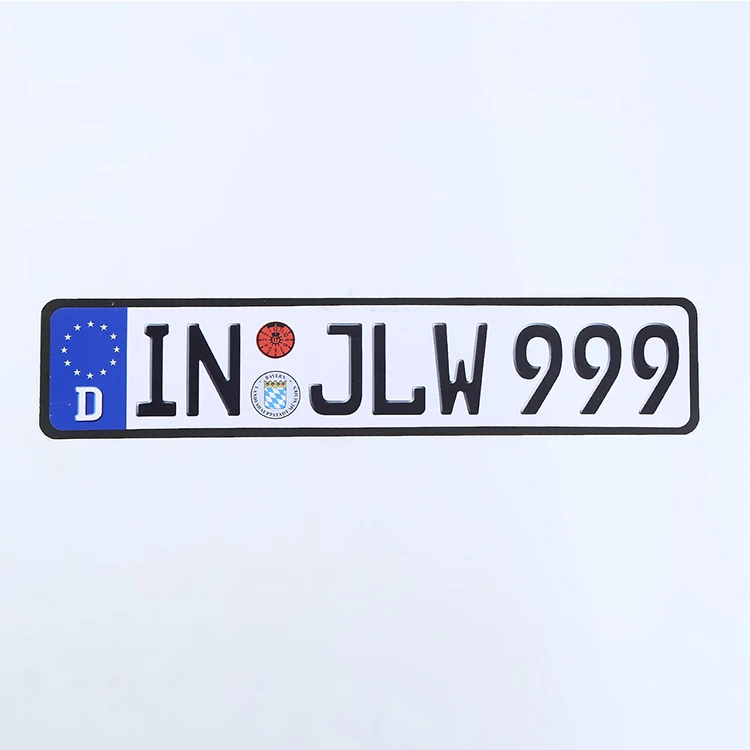 High Quality License Plate Best Price European Custom Metal Car Blank