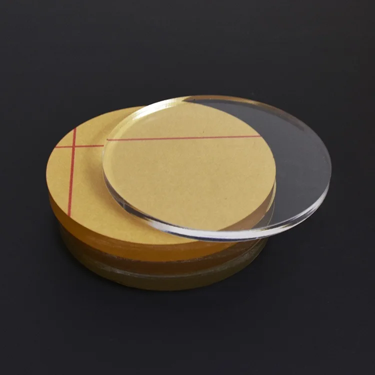 Custom Transparent Plexiglass Discs for DIY Projects