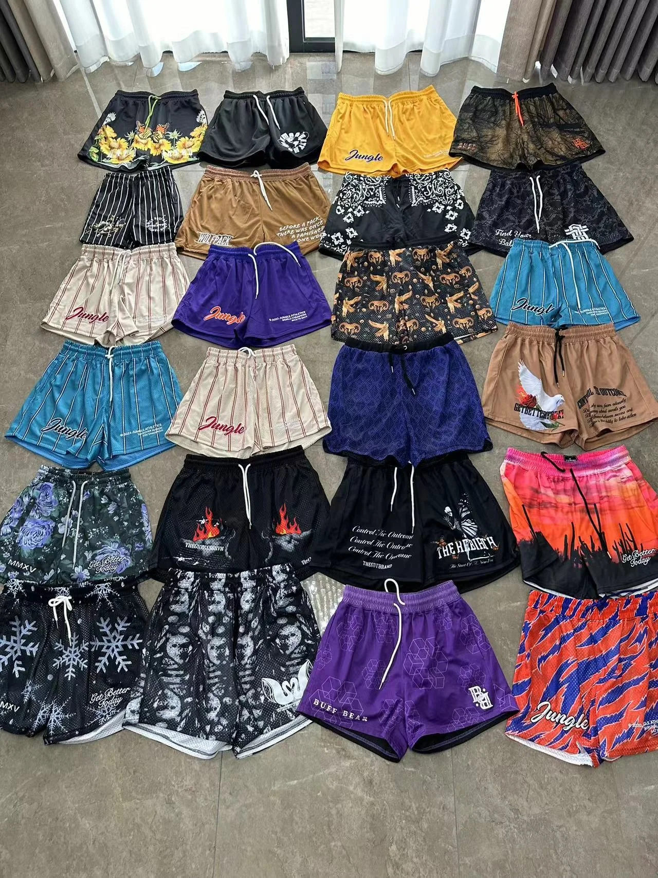 custom mesh double layer slim fit sublimation training lifting shorts for men with your own logo