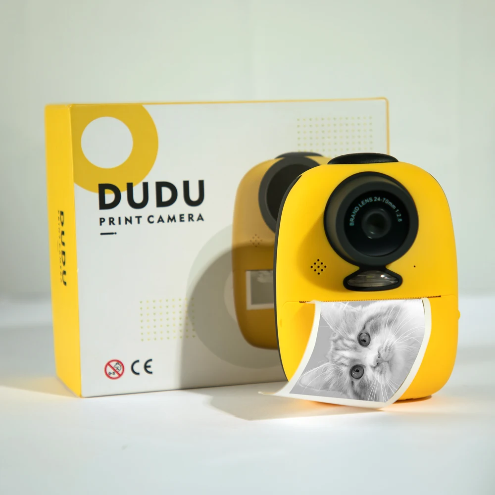2021 New Popular Child Cartoon Small Instant Print Digital Camera Christmas Gift Digital Camera Whole Set Include Camera Bag