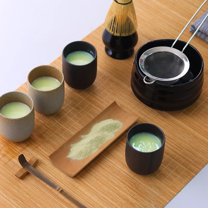 Eco-Friendly Natural Bamboo Matcha Whisk Set - Japanese