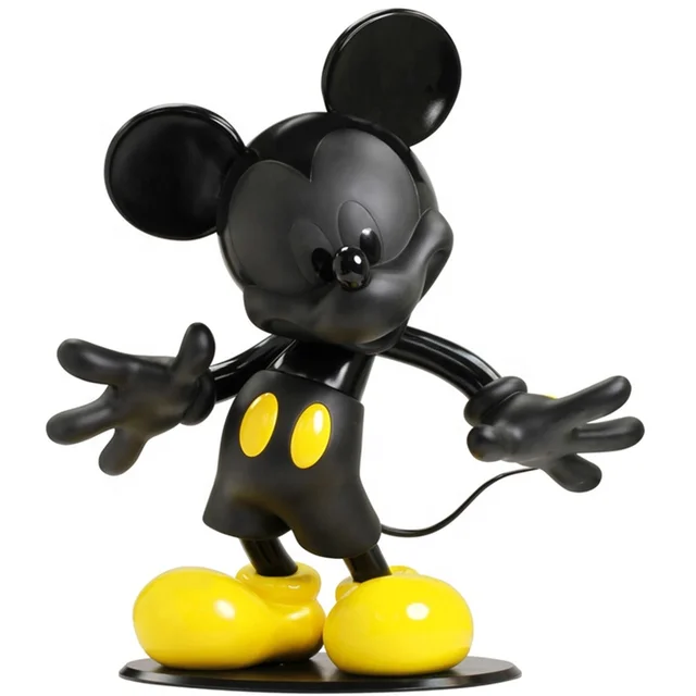 Eco resin fiber Mickey Mouse sculpture Donald Duck cartoon statue custom crafts