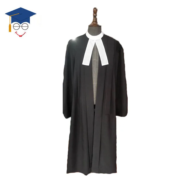 Deluxe Custom Barrister Robe/lawyer Gown/lawyer Robe With Lawyer Ties ...
