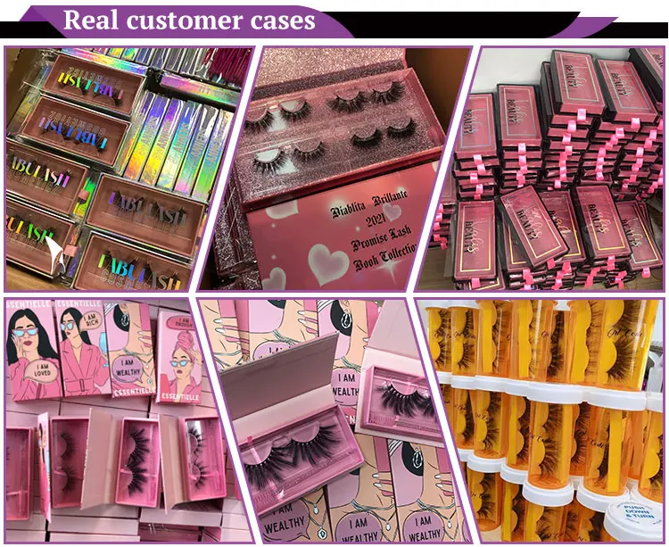 Ready to Ship Best Selling Cheap Suitcases Luggage Box for Eyelashes Strip Lashes Boxes