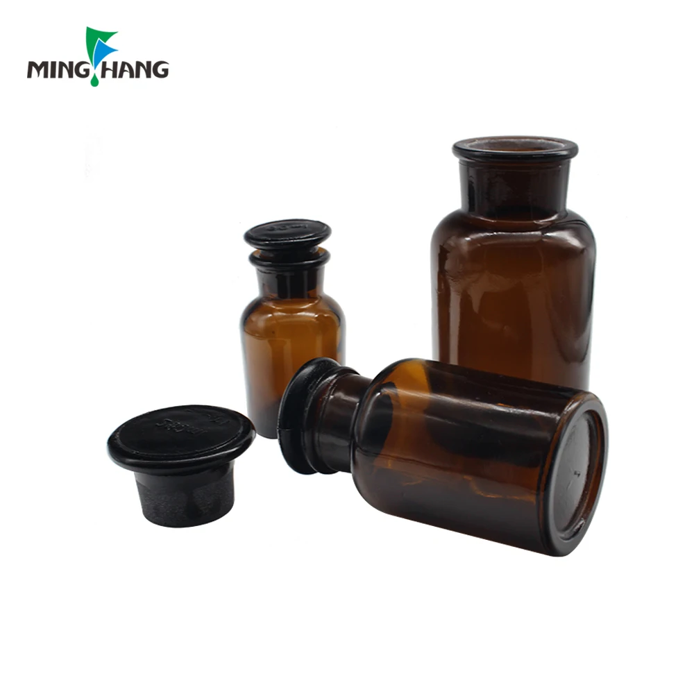 アポセカリー30ml60ml 125ml250ml琥珀色ガラス実験室薬局アポセ