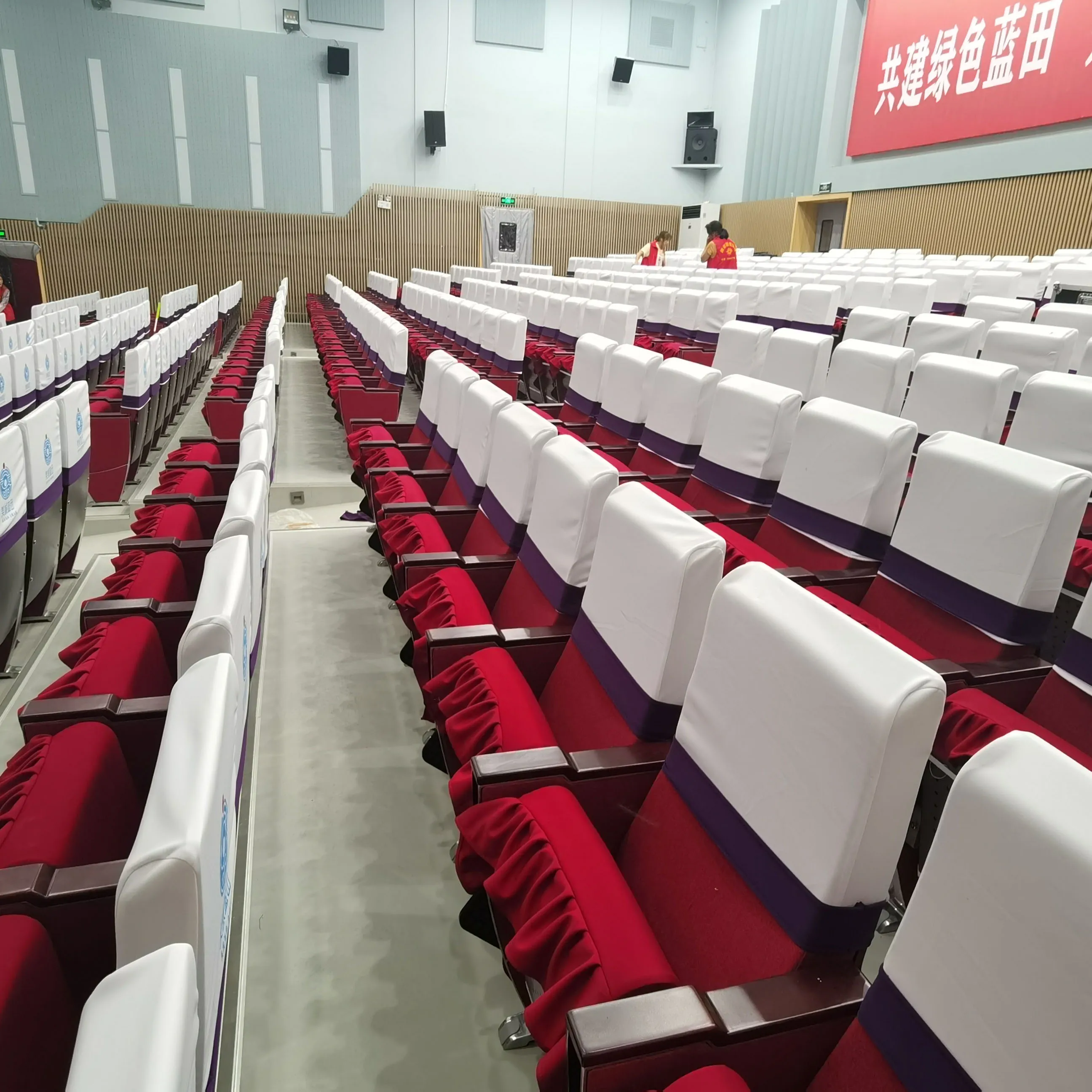Wholesale customized fabric folding church auditorium seats theater ...