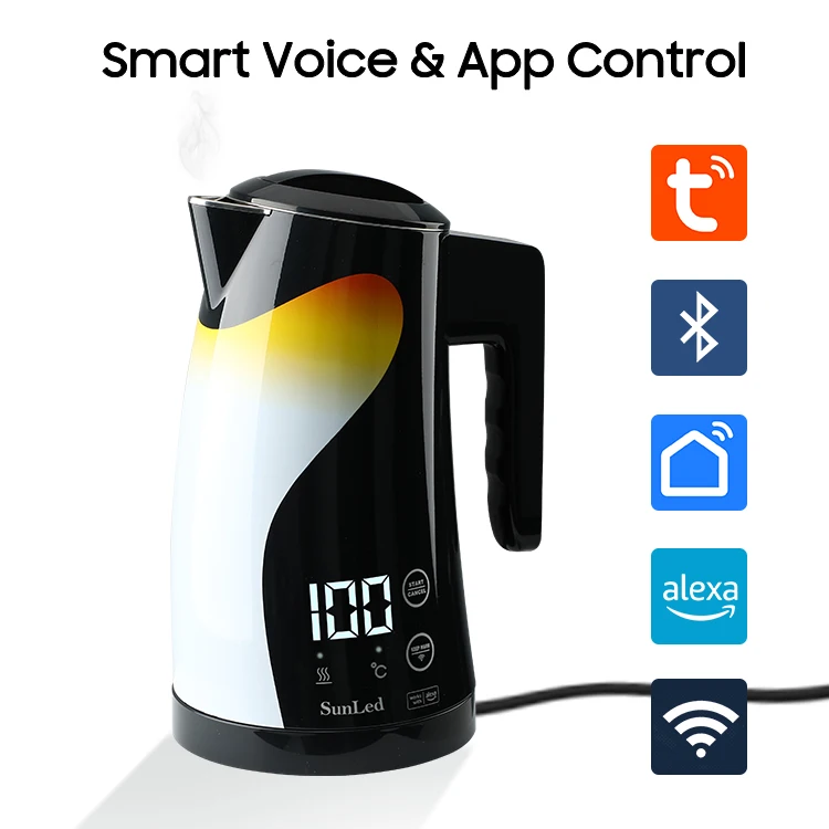 Custom Packaging Box Design Tetera Hervidor Electrica Inteligente Wifi Cool Touch Hot Water Boiler Electric Kettle for Hotel