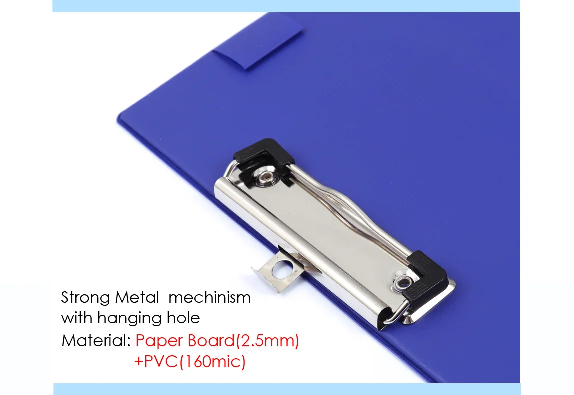 Foska High Quality Plastic Office A4 & FC Size Clipboard With Document