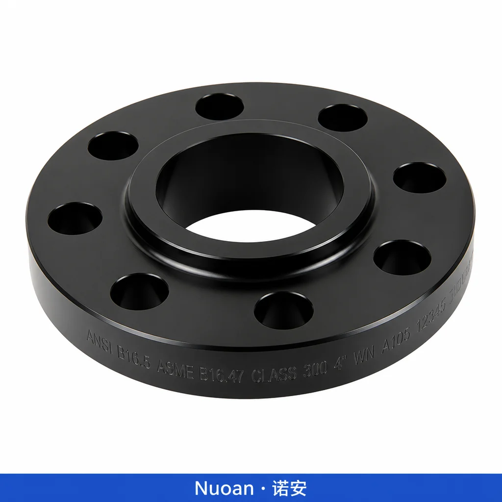 300 级碳钢锻造法兰 Ansi B16.5 Asme B16.47 黑漆