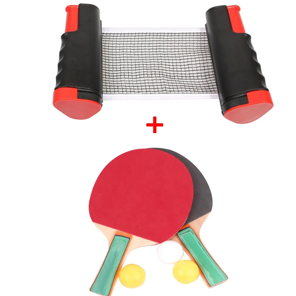 Portable Retractable Adjustable Table Tennis Ping Pong Net Rack Replacement Kit 