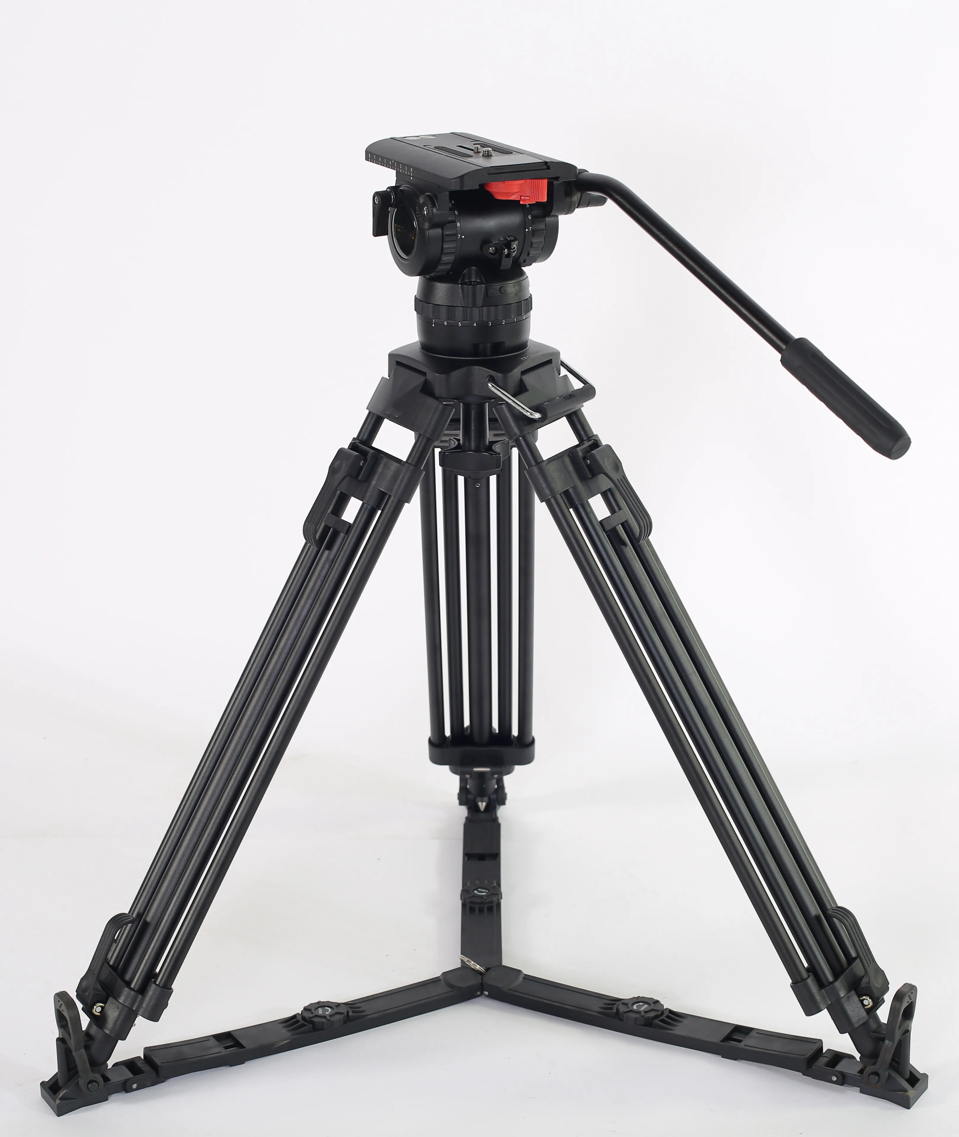 Broadcast Level Payload 20kgs Aluminum Tripod Kit With Fluid Head Buy