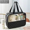 Transparent checkered black large size
