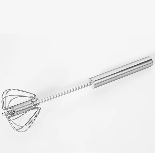 Testing a Push Action Rotating Stainless Steel Whisk From Aliexpress 