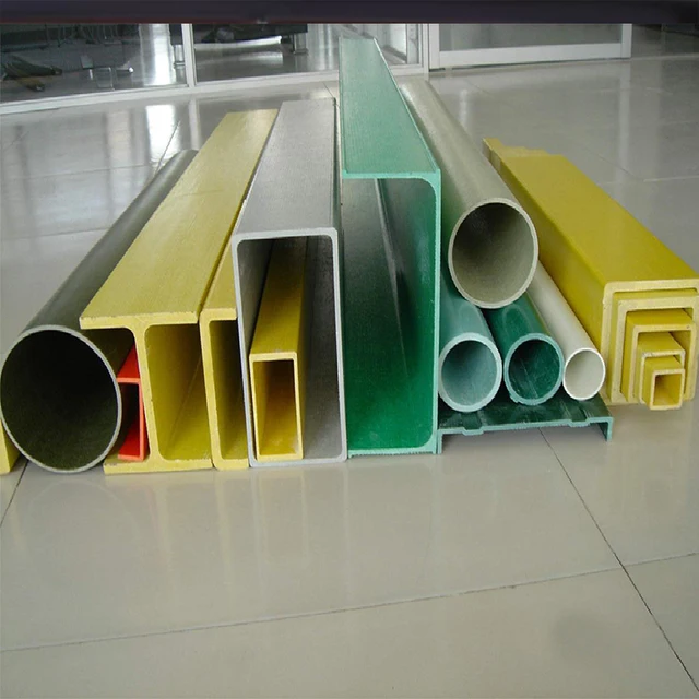 Best Seller High Strength FRP GRP Fiberglass Pultruded Profile Rectangular Tube Square Pipe