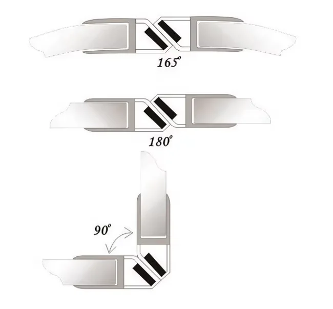 product pvc magnetic seal strip shower room magnetic sealing strips-6