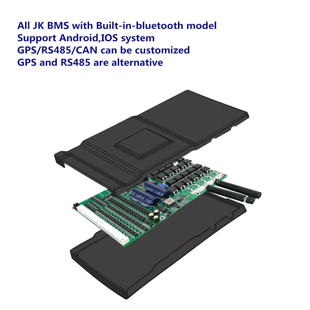 Jk Bms Accessories Rs485 Can Bus Lcd Display Touch Screen Gps Remote Control Jk Switch For Bms ...