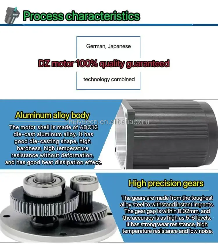 Variable Speed Motor, 60W, 110/220V, 12/15mm - detail 12