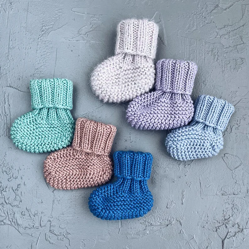 newborn bootie socks