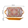 12''rectangle plate