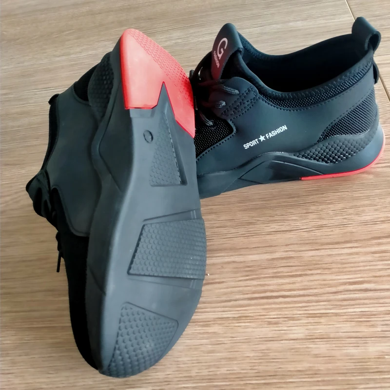 Men's Work Safety Footwear with Steel Toe Anti-Slip Workshop Shoes Hot Sale in Southeast Asia Online Discount for Summer